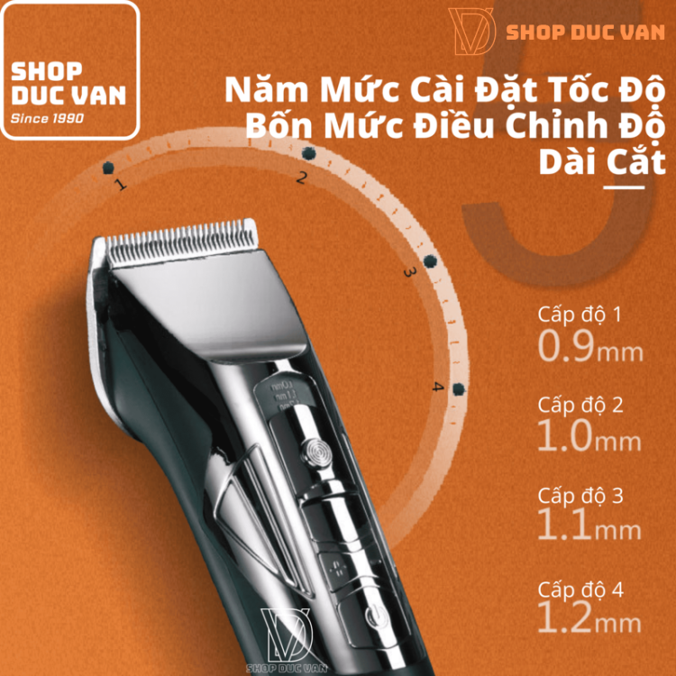 Tông Đơ Cắt Tóc Codos CHC-923 Lựa Chọn Hoàn Hảo Cho Thợ Cắt Tóc Chuyên Nghiệp, Người Sử Dụng Tại Nhà Và Các Barber