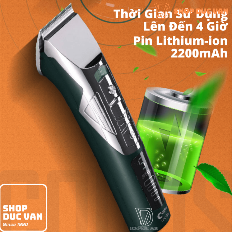 Tông Đơ Cắt Tóc Codos CHC-923 Lựa Chọn Hoàn Hảo Cho Thợ Cắt Tóc Chuyên Nghiệp, Người Sử Dụng Tại Nhà Và Các Barber