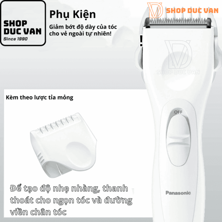 Máy Tông Đơ Cắt Tóc Panasonic ER-GC11 Chính Hãng Hàng Nhật Nội Địa Bảo Hành 12 Tháng