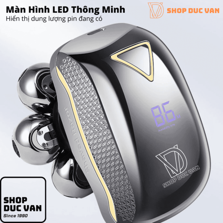 Máy Cạo Trọc Đầu, Máy Cạo Râu Đa Năng 7 Lưỡi RQ7900 Phiên Bản Mới 6 Trong 1