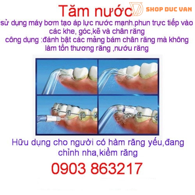 Máy tăm nước / xỉa răng nước Waterpik WP260w